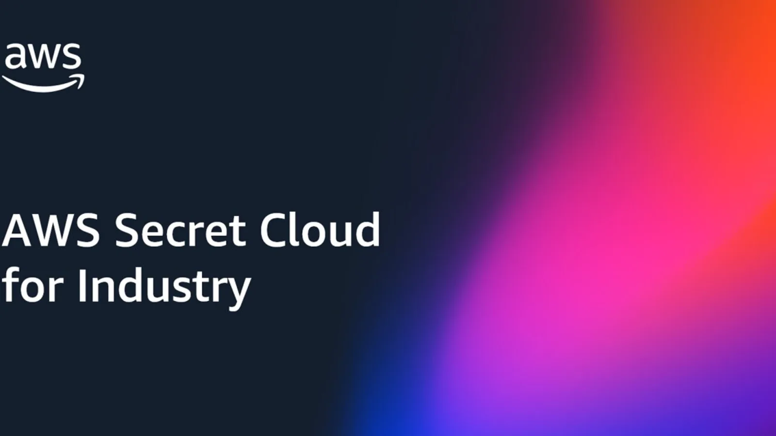 AWS Secret Cloud for Industry official image by Amazon