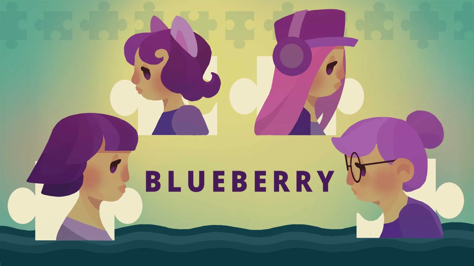 Imagem oficial da arte chave do jogo Blueberry para Xbox