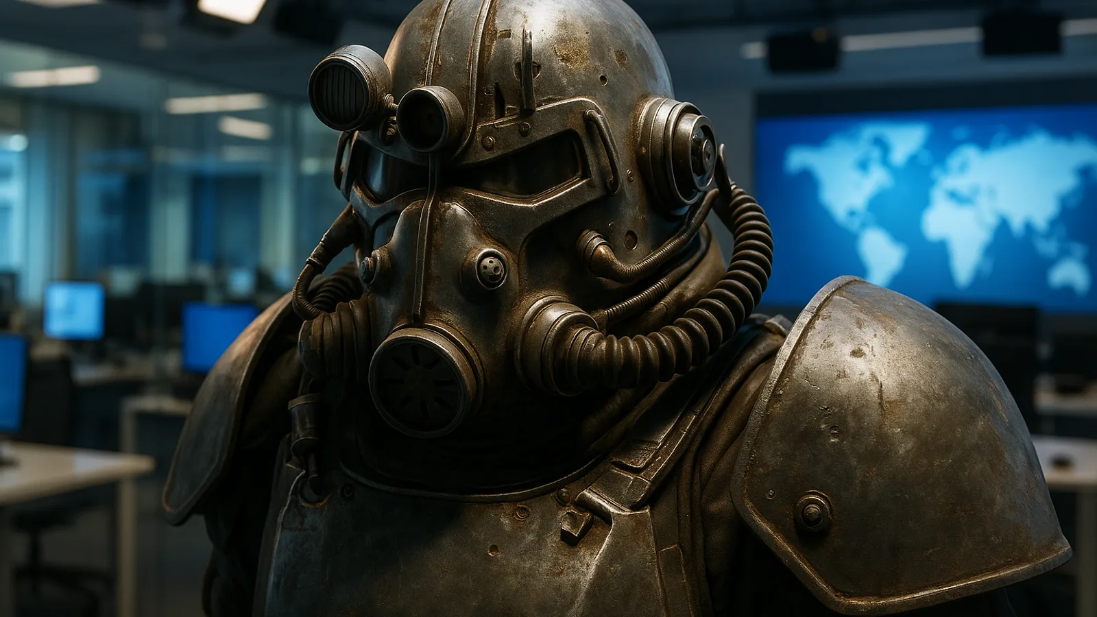 Capa oficial do jogo Fallout 5 da Bethesda