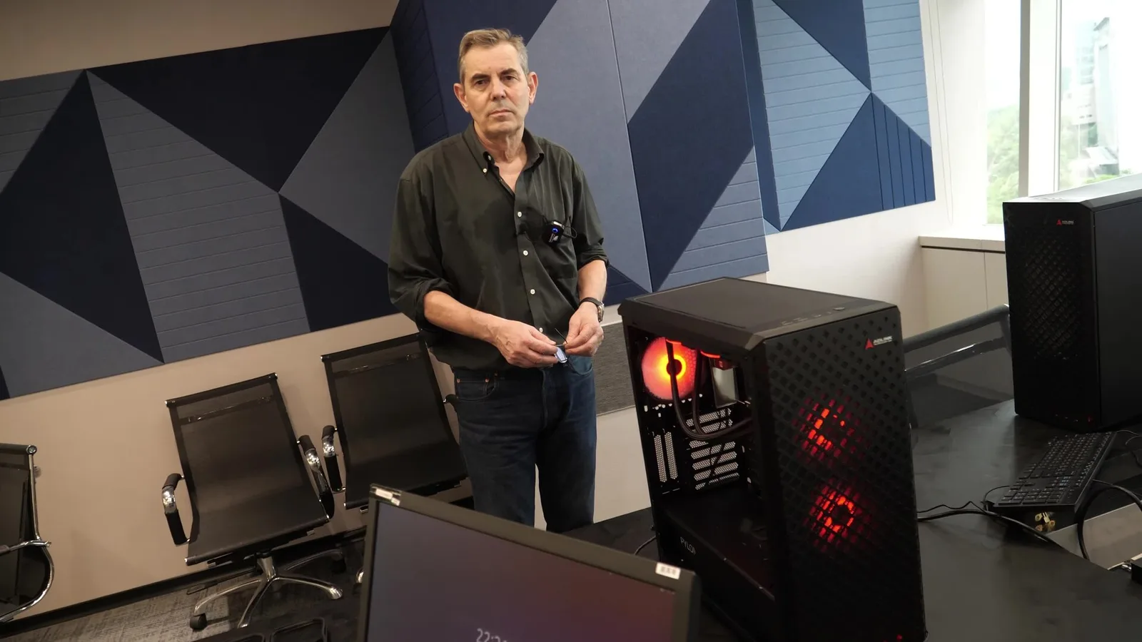 Microsoft AI deployment team with customers