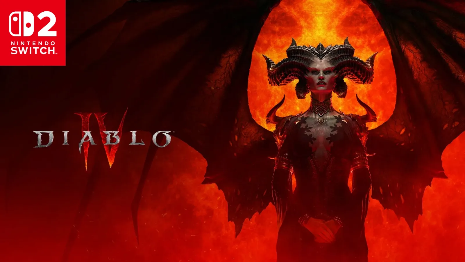 arte oficial do jogo Diablo 4 para Nintendo Switch 2