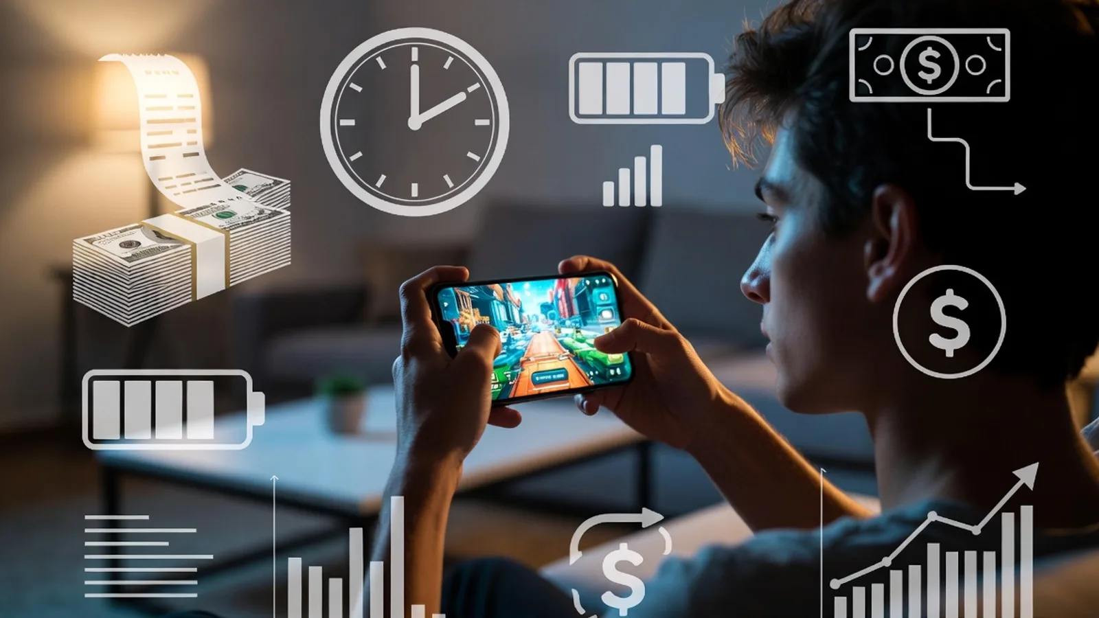 Jogos mobile e monetização free to play em 2026