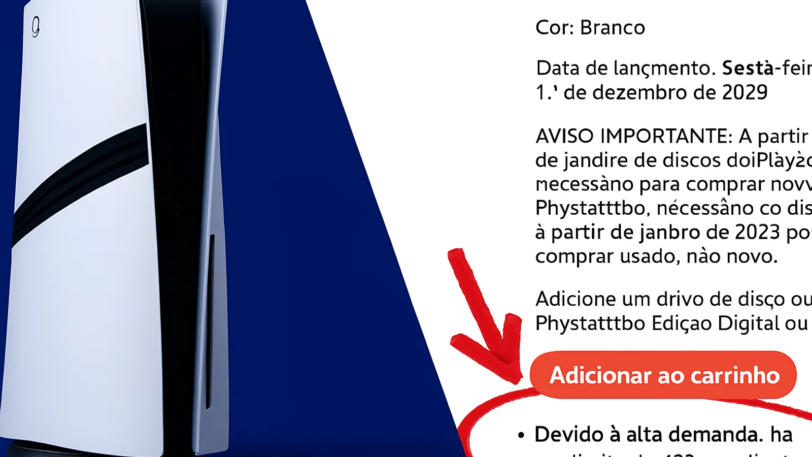 Produto oficial Sony PlayStation drive de disco externo para videogame