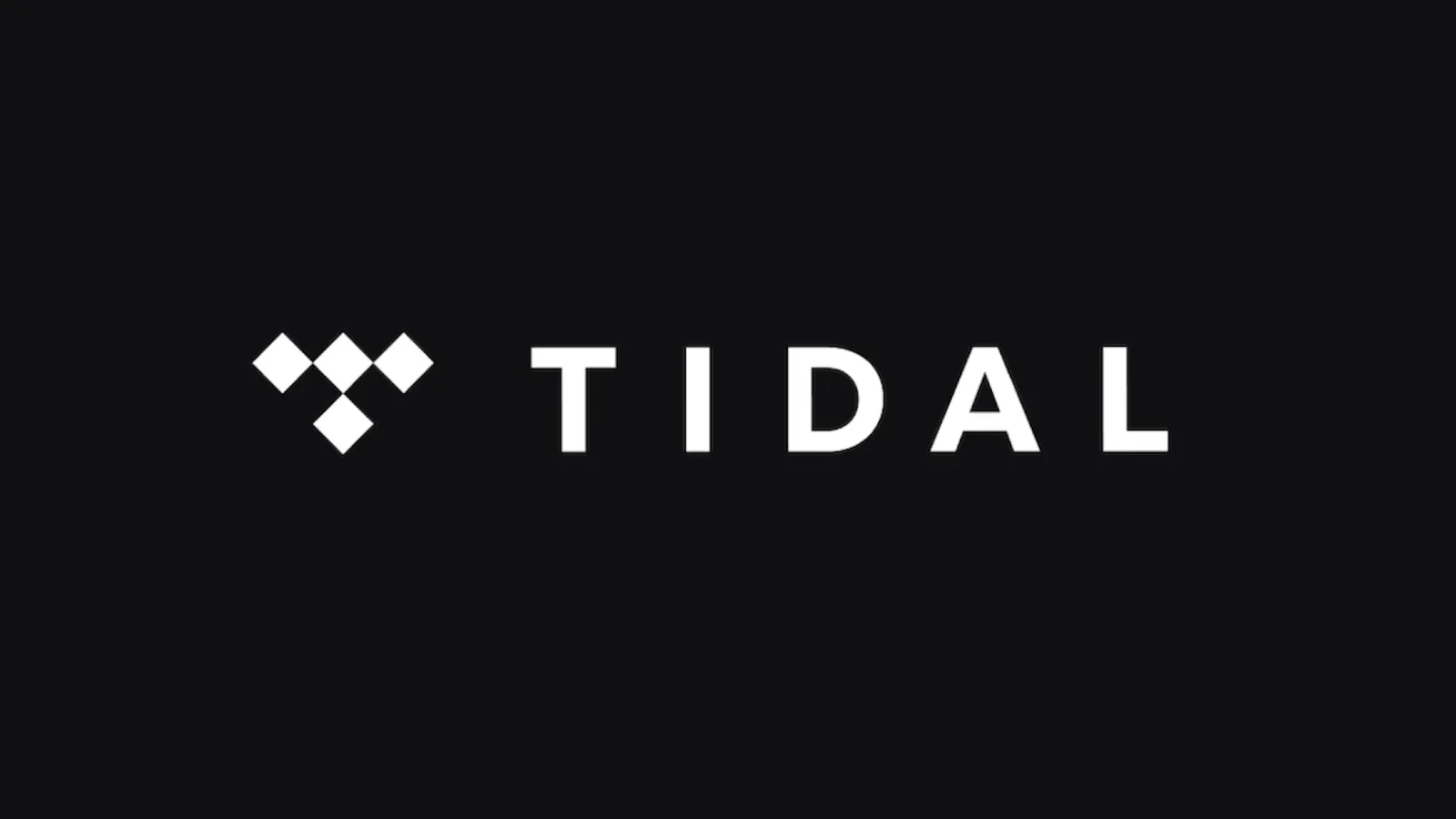 Logotipo e interface da plataforma de streaming de música Tidal